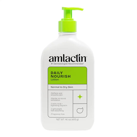 Amlactin Daily Nourish Body Lotion, 12% Lactic Acid, 14.1 oz